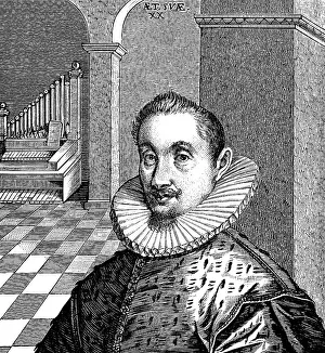 Musician and composer Hans Leo or Johann Leonhard Hassler (1564-1612)