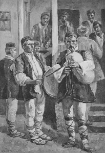 Musicians from angolan rousette (1898)