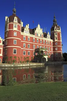 Muskau Castle, Bad Muskau, district of Gorlitz