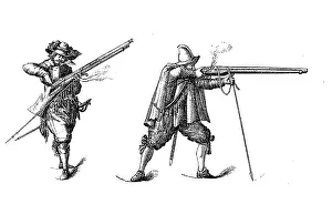 Musketeers at the Retreat, 16th century