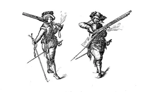 Musketeers at the Retreat, 16th century