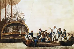 The Mutiny on the Bounty was a mutiny aboard the Royal Navy ship HMS Bounty on 28 April 1789