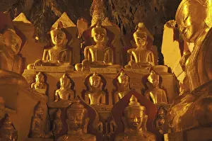Myanmar, Asia, Golden Buddha, Yangon