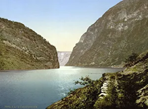 Naerofjorden, a tributary of the Sognefjord