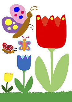 Naive illustration, children's drawing