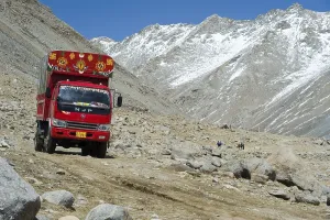 Naku, Nepal - June 23, 2016: Mountains of the Himalayas