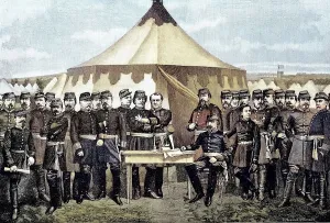 Napoleon III and his generals, Situation from the time of the Franco-Prussian War