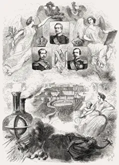 Napoleon III, William I and Tsar Alexander II