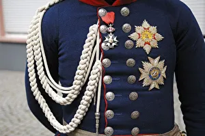Detail of a Napoleonic uniform of the Colonell General of 1808