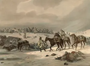 Napoleon's army retreat from Russia