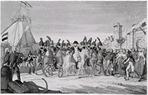 Napoleon's departure from Golfe-Juan