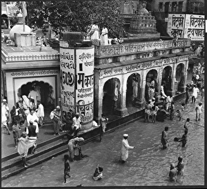 Nasik Bathing Ghat, Maharashtra, India, Asia, 1956, Asia
