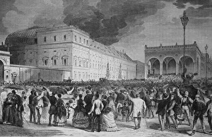 National tribute to the Royal Residence in Munich on 17th July 1870