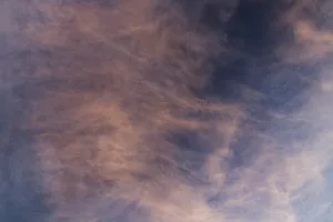 Nature, cloud formation on evening sky