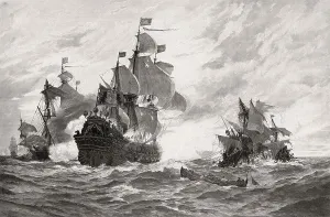 Naval battle, Wapen von Hamburg