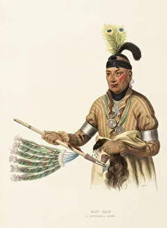 Naw-Kaw. A Winnebago Chief (ca)