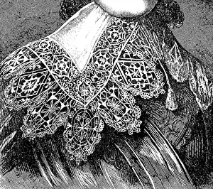 Neck cuffs, 1642, History of fashion