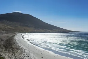 The Neck isthmus on Saunders island