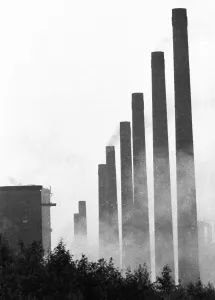 Negative highlights in the Ruhr area in the years 1965 to 1971