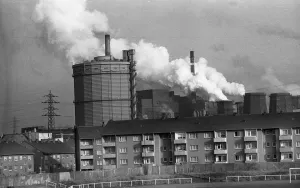 Negative highlights in the Ruhr area in the years 1965 to 1971