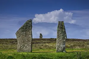 Neolithic stone circle, partial view