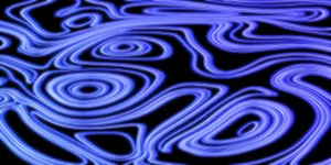 Neon Glow violet lines on a dark background