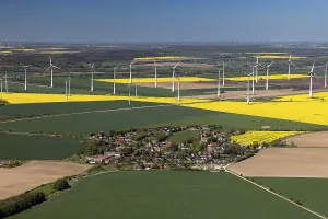 Neubrandenburg, wind farm near Altentreptow