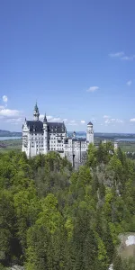 Neuschwanstein Castle and Pollat Gorge near Hohenschwangau