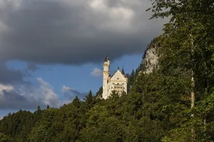 Neuschwanstein Castle, sunset