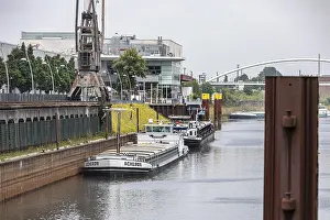Neuss harbour basin 1 of Neuss-Dusseldorfer Hafen GmbH & Co