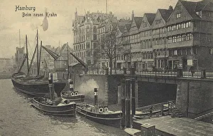 At the new crane, Hamburg, Germany