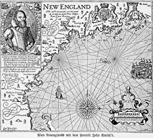 New England, cartographer John Smith