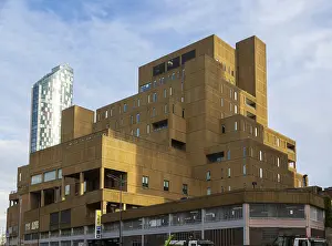 New Hall Place a brutalist style office