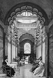 The new hall of the royal bathhouse