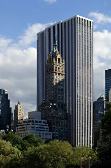 New and old skyscrapers near Central Park