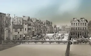 New Palace Yard seen from the Garden of Lindsay House