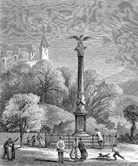 The New Polish Monument, on the shore of Lake Zurich