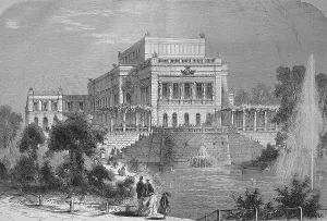 The New Theatre in Leipzig in 1869