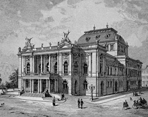 The New Theatre of Zurich in 1890