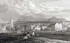 Part of the New Town, from the North West
