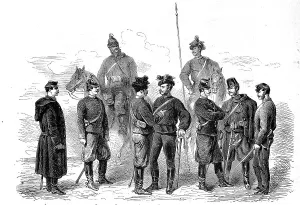 The New Uniforms of the Officers of the Cavalry of the Army of Austria in 1869