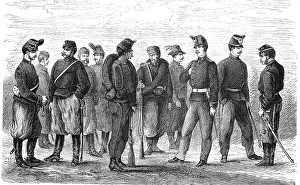 The New Uniforms of the Officers and Soldiers of the Artillery of the Army of Austria in 1869