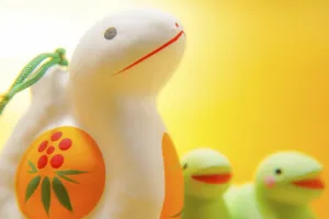 New Years card material for the Year of the Snake