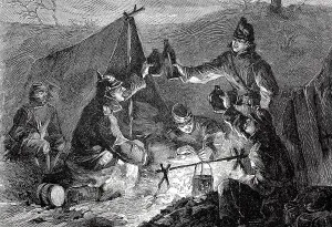 On New Year's morning 1871 in front of Paris