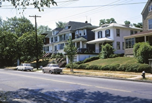 New York in 1966, residential buildings near Verrezano Bridge, Staten Island