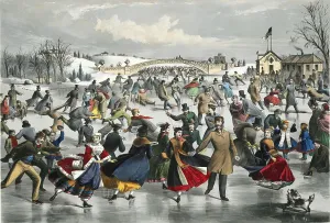 New York Central Park in Winter