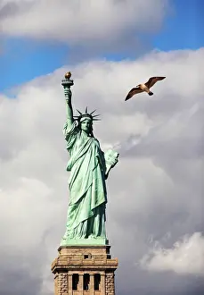 New York City - Manhattan and the Statue of Liberty