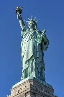 New York. Manhattan.The Statue of Liberty on Liberty Island