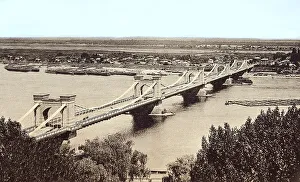 The Nicholas Chain Bridge over the Dnieper