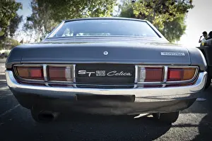 Nicosia Cyprus, October 14 2018: Rear view of Classic collectible Toyota Celica sport car